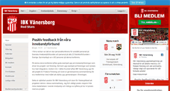 Desktop Screenshot of ibkvanersborg.se