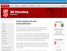 Tablet Screenshot of ibkvanersborg.se